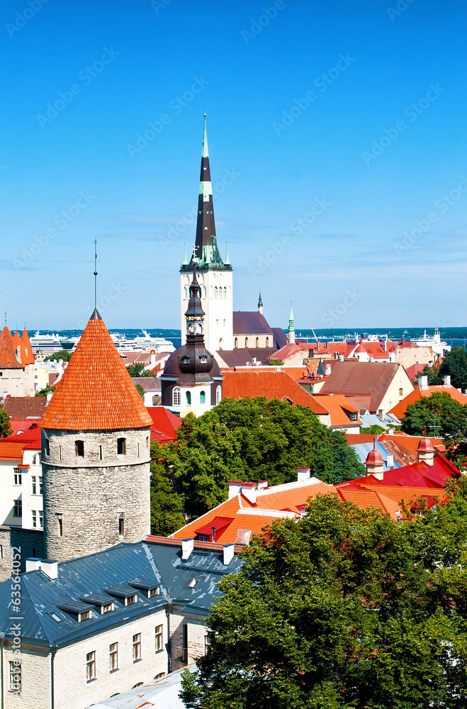 View to Tallinn Old town
