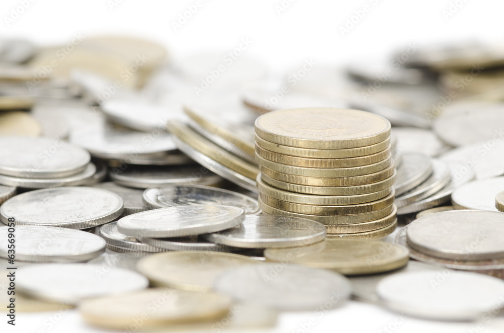 stack of different coins stock photo taken closeup stack of different coins stock photo taken closeup