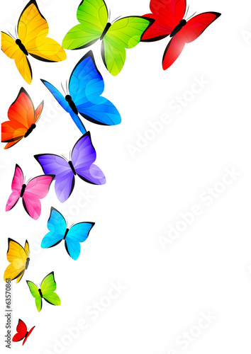 Color butterflies