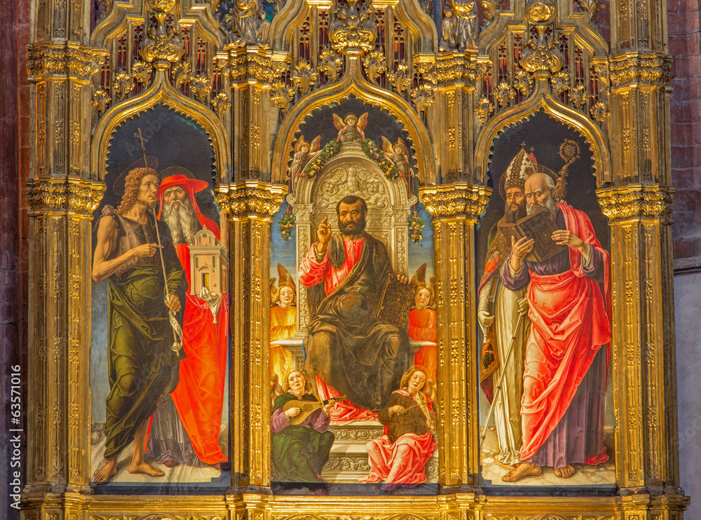 Venice - Saint Mark the tron - Santa Maria dei Frari.