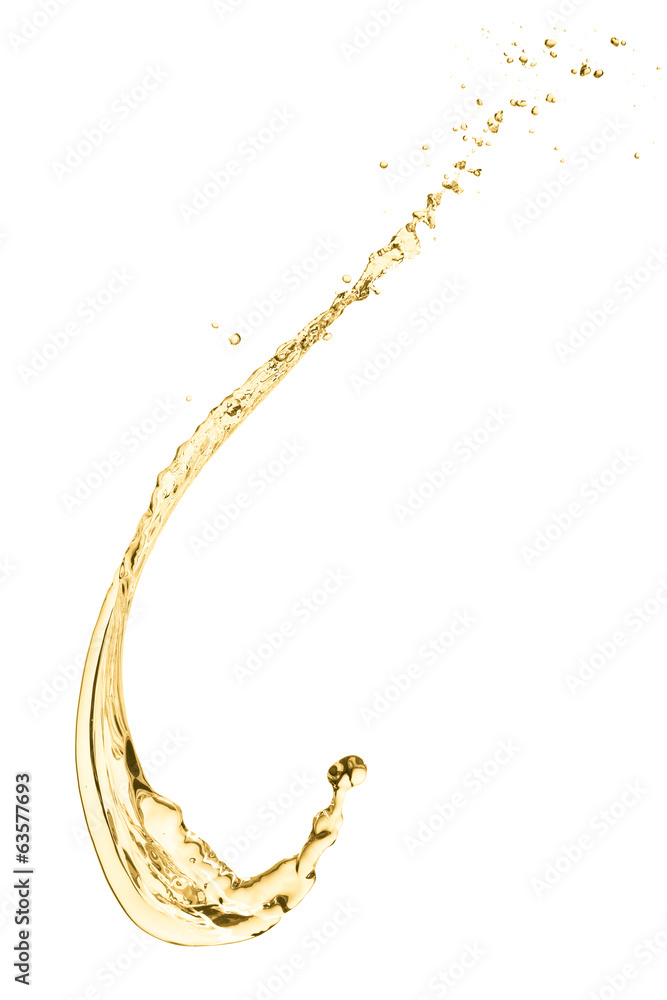 Fototapeta premium splash of white wine