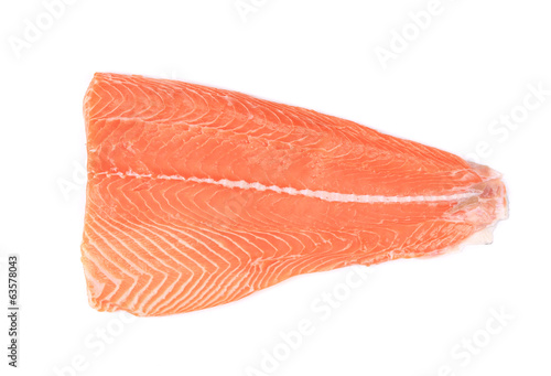 Fresh uncooked red fish fillet.