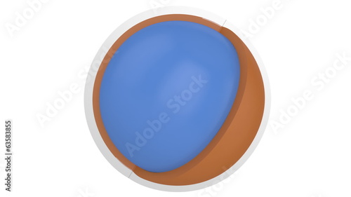 sphere rotating three parts, alpha channel saver