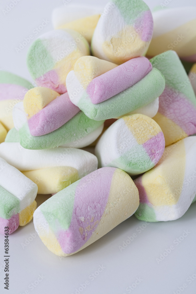 Colorful marshmallows Colorful marshmallows