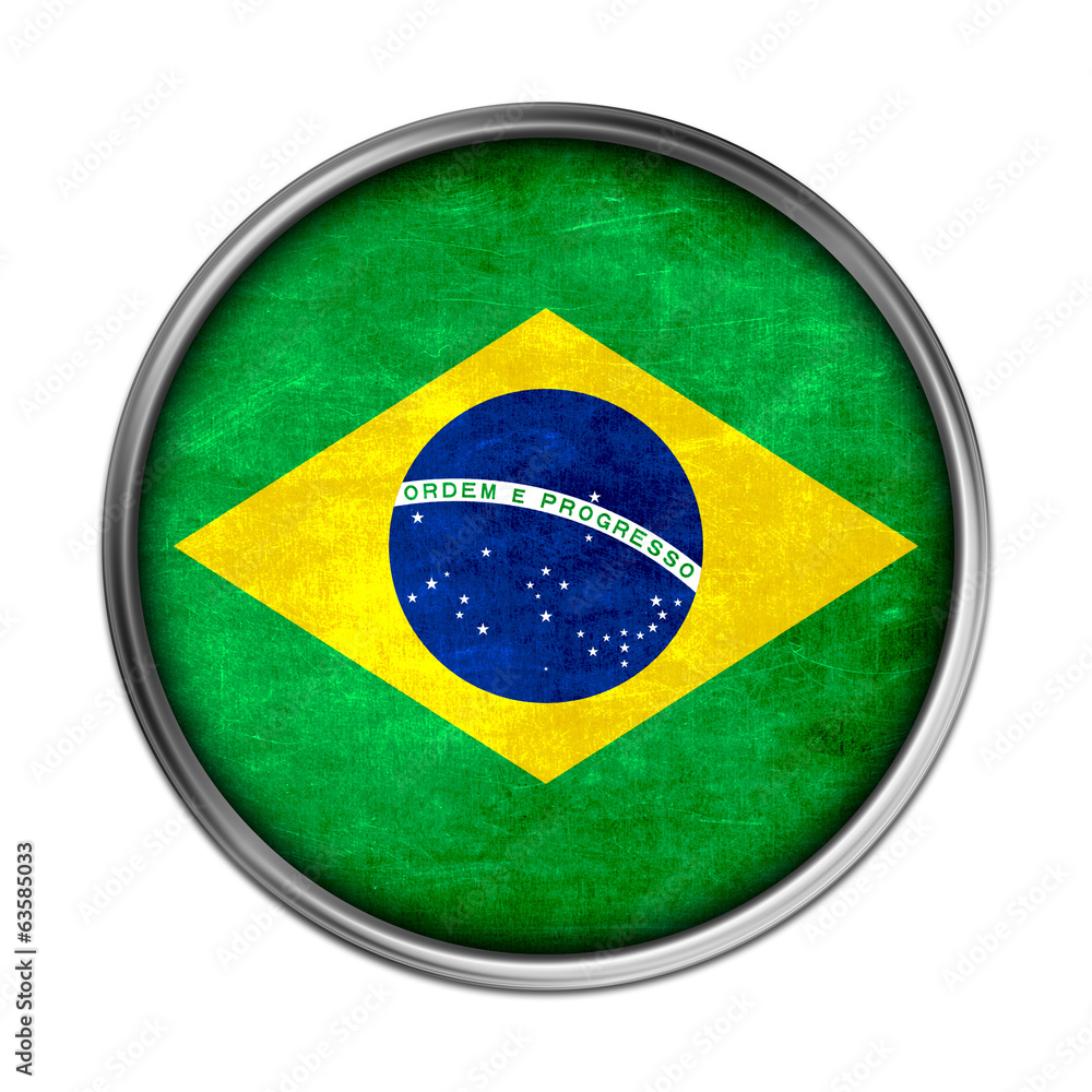 Brazilian flag button