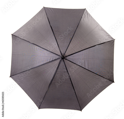 Black Umbrella isolated on white