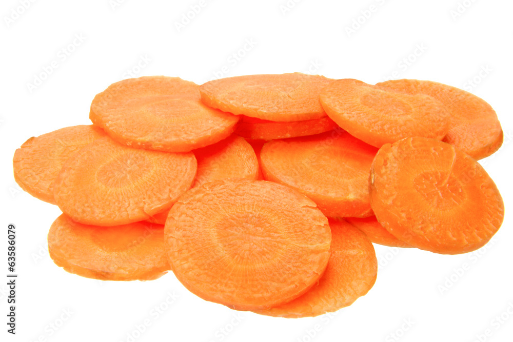 carrot slices carrot slices