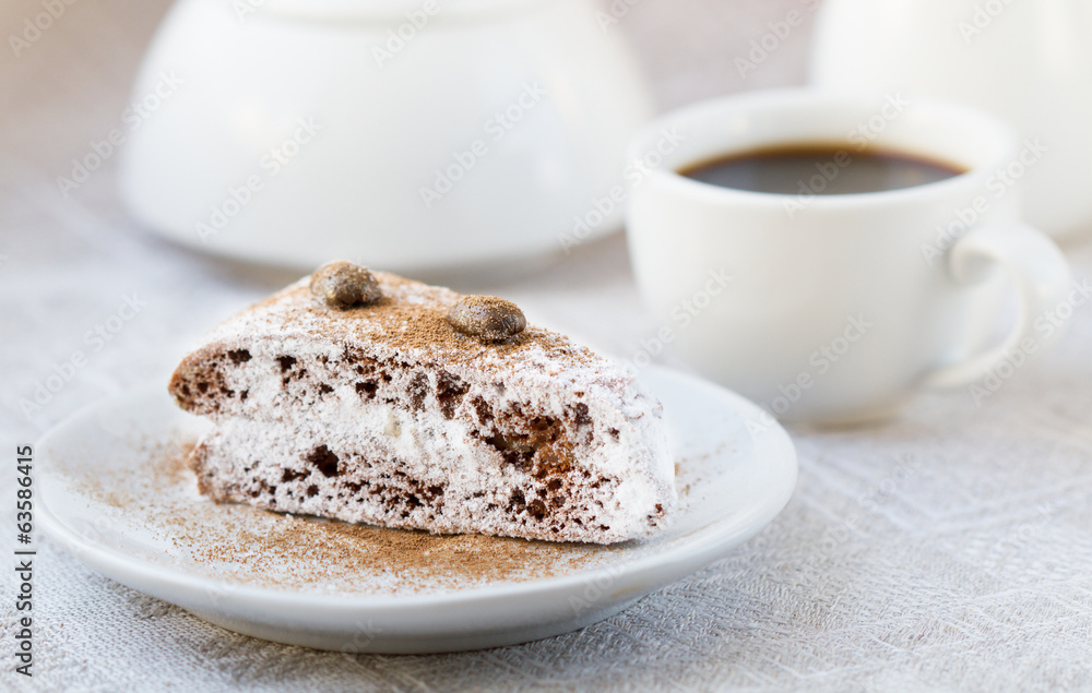 Cake and coffee Cake and coffee