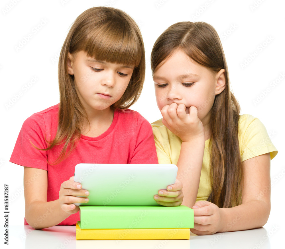 Children are using tablet Children are using tablet