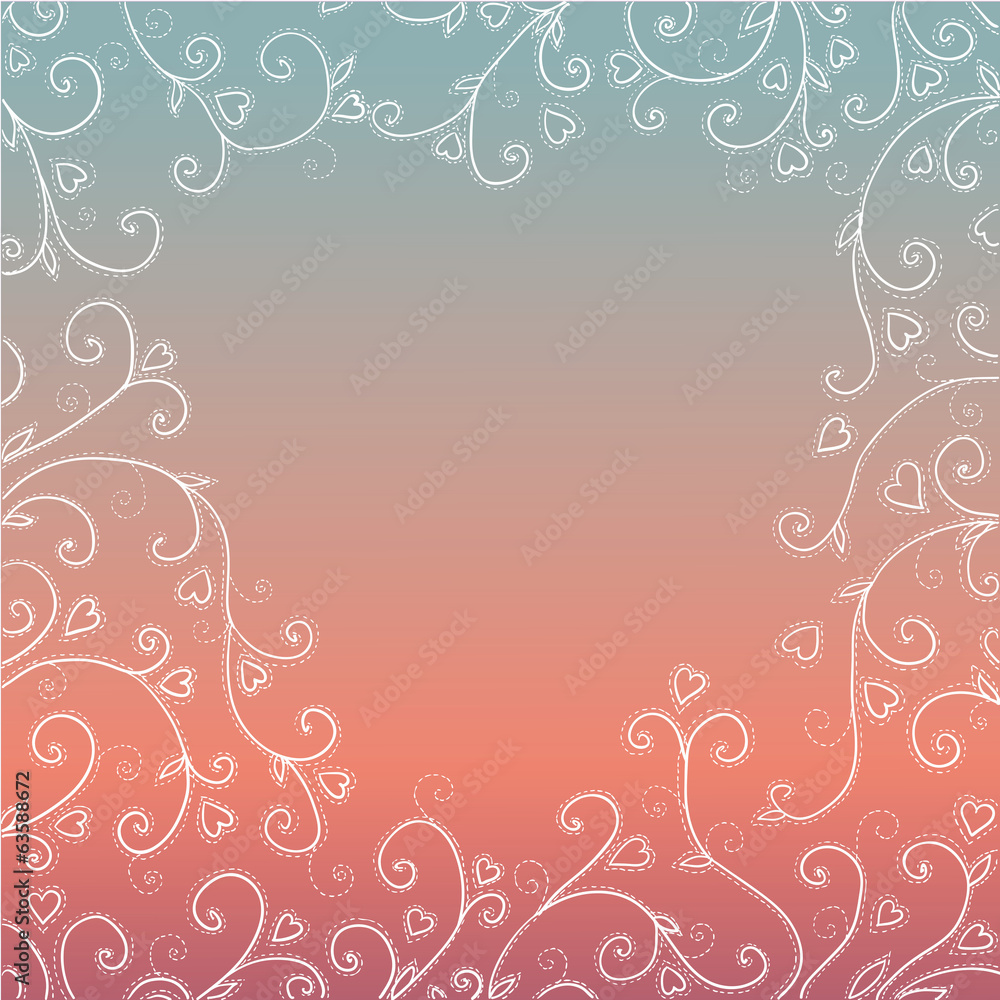 Vector flower background.