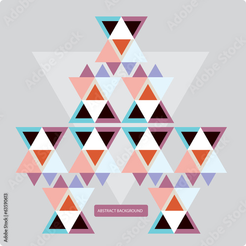 Vector pattern with colorful geometric shapes, triangles,lines.Colorful backdrop, seamless background pattern, banner.
