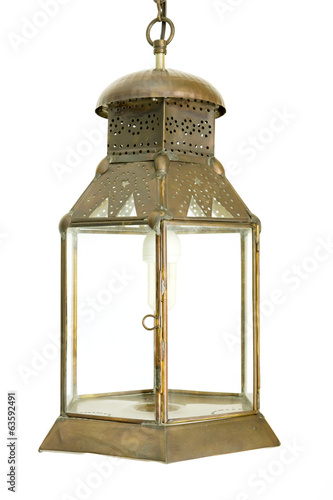 old morocco metal lantern