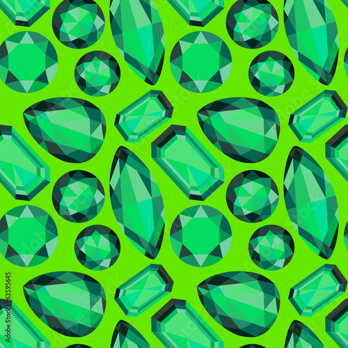 green emerald seamless pattern. EPS10. No gradient, no transpare