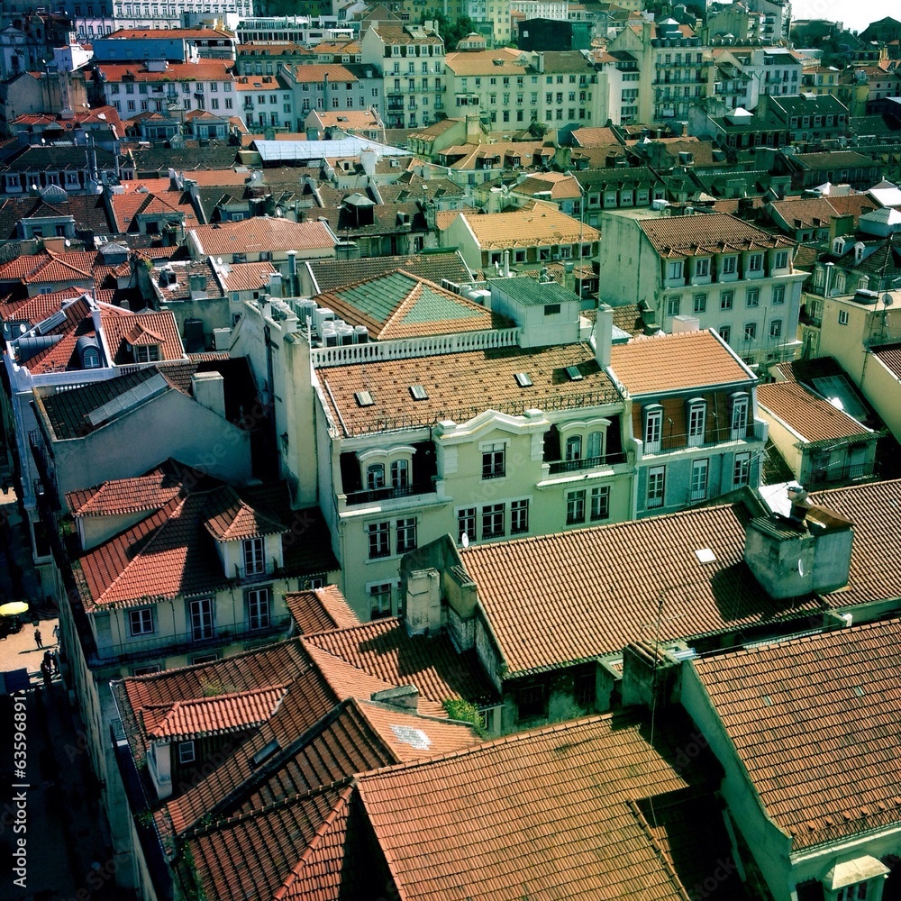 roofs in Lisbon, Porugal