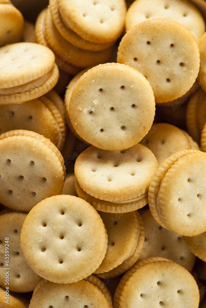 Healthy Peanut Butter Sandwich Crackers