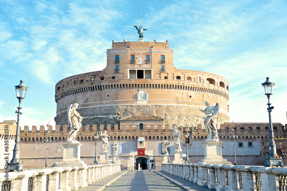 Castel Sant'Angelo, Mausoleum of Hadrian, Rome, Italy