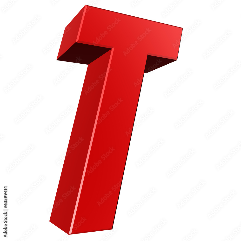 3d letter collection - T 3d letter collection - T