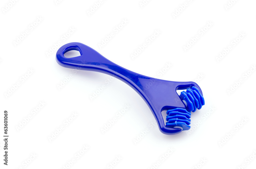 Roller face isolated white background Roller face isolated white background