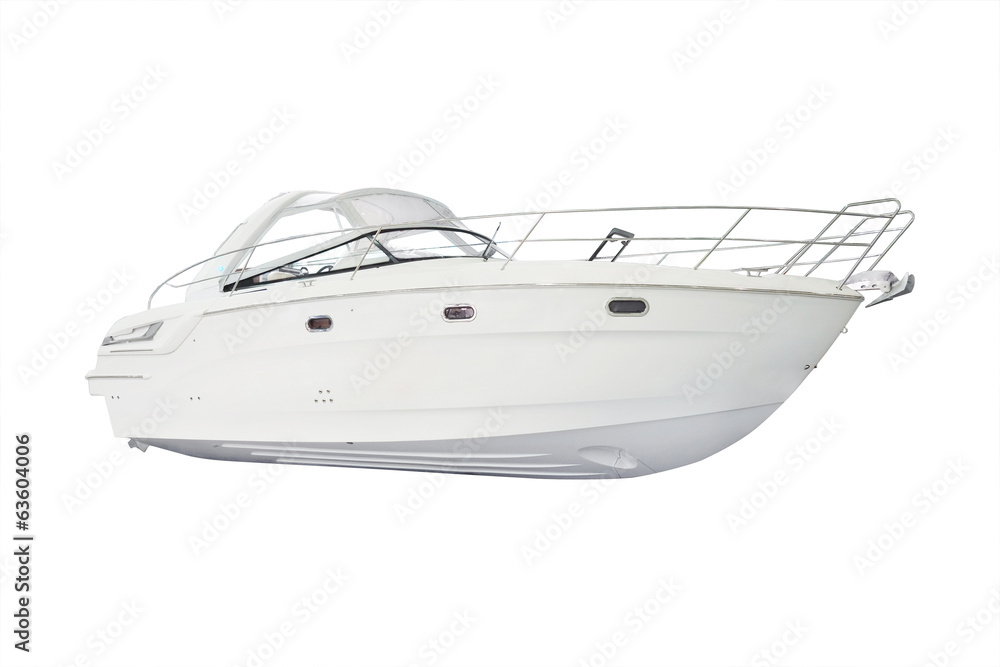 Naklejka premium The image of motor boat
