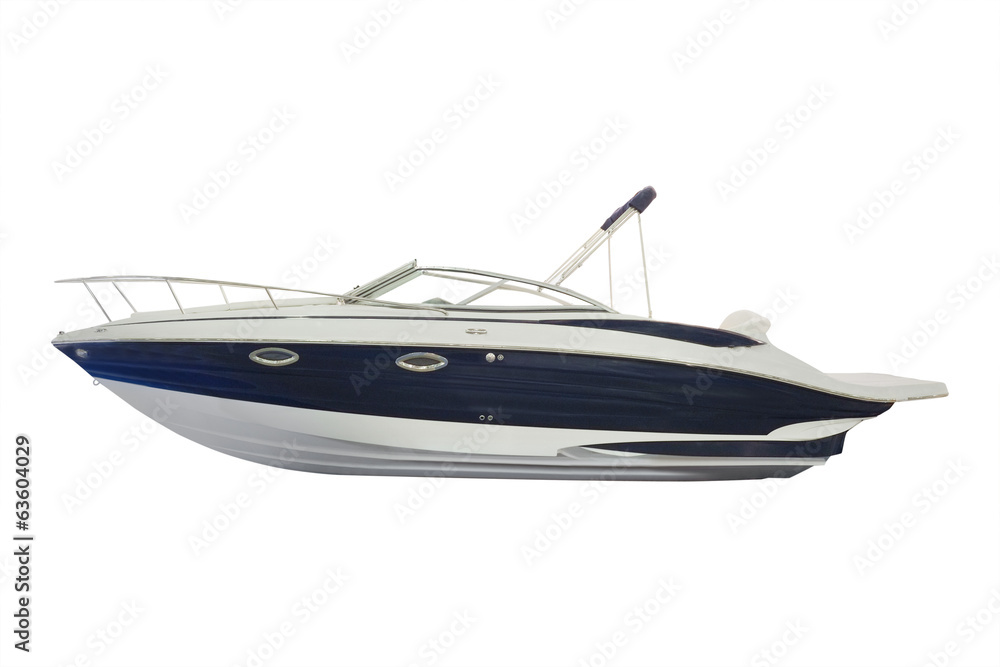 The image of motor boat The image of motor boat