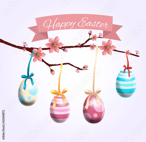Easter festive background