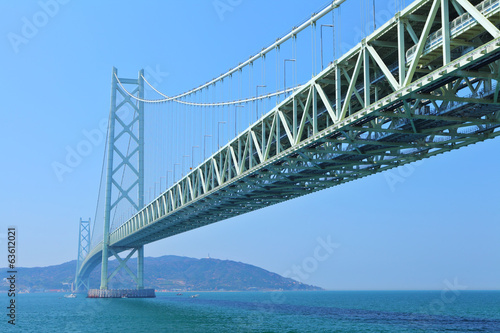 Akashi Kaikyo bridge in Kobe
