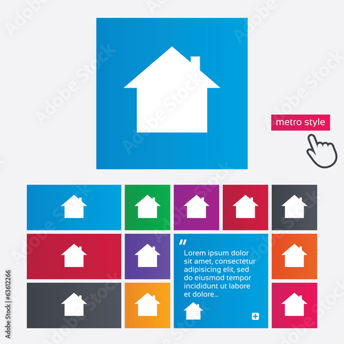 Wallpaper Mural Home sign icon. Main page button. Navigation Torontodigital.ca