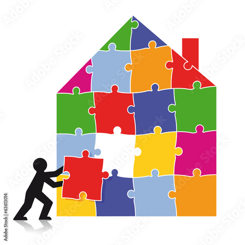 Puzzle Bauwerk