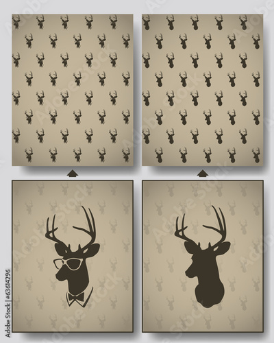 deer head pattern