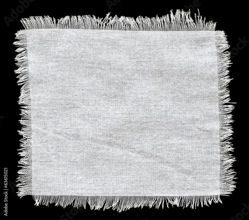 Flap burlap background, piece of natural material
