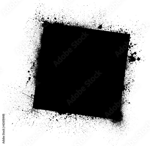 Grunge black frame