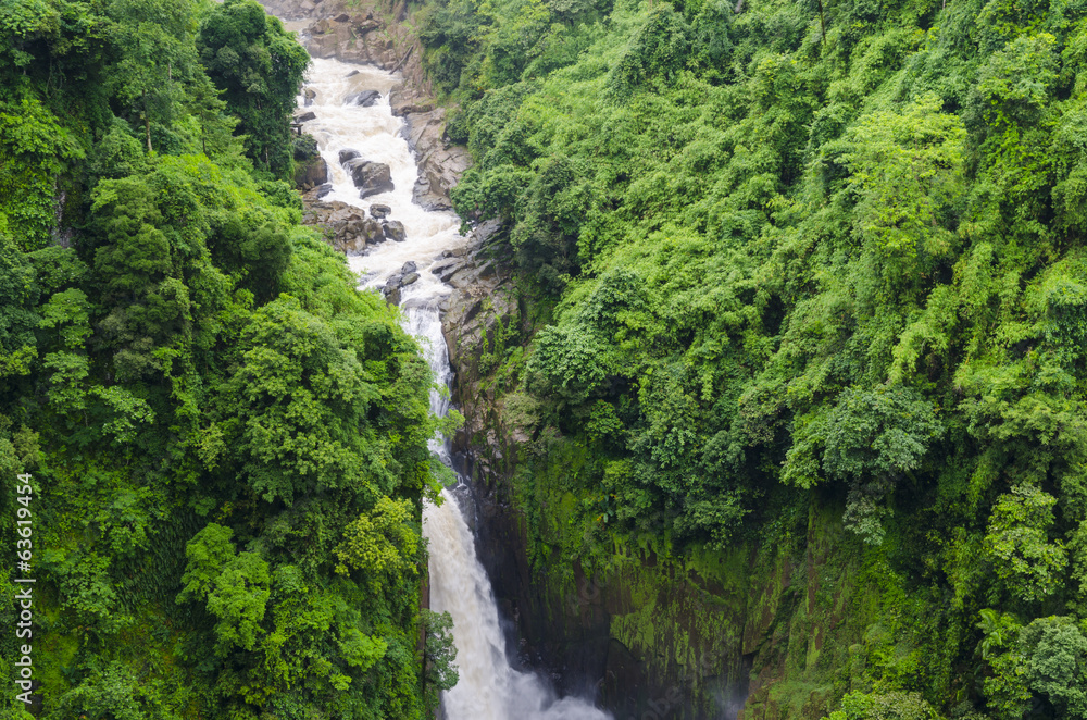 Haew Narok Waterfall is beautiful and very high at Khao yai National, Thailand Haew Narok Waterfall is beautiful and very high at Khao yai National, Thailand
