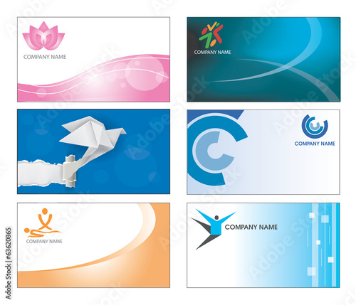 Business card template design