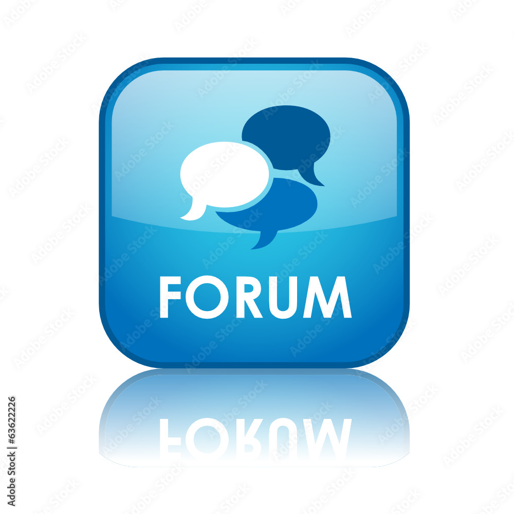 "FORUM"  Button (blog discussion board social media website) Stock