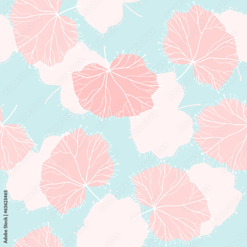 Obraz premium seamless leaves