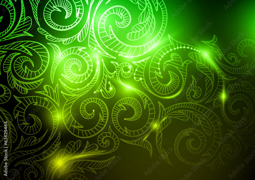 Neon Pattern Background. Neon Pattern Background.
