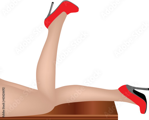 woman lie down on the table