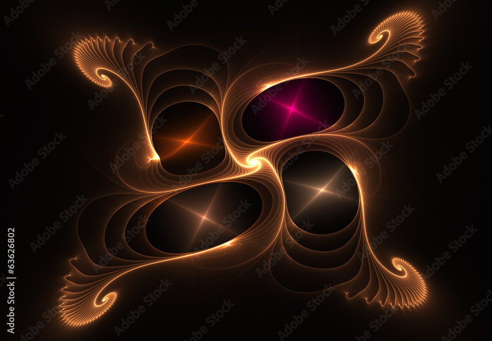 Naklejka premium Abstract fractal object