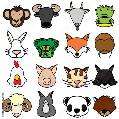 Fototapeta Naklejka Na Ścianę i Meble -  types of animals