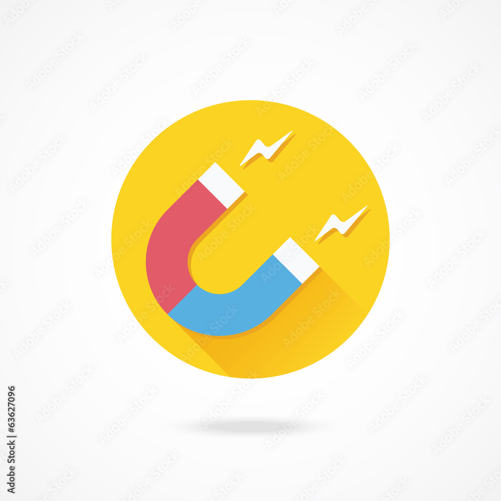 Vector Magnet Icon Vector Magnet Icon