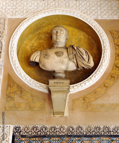 Obraz na plátně Titus, roman emperor