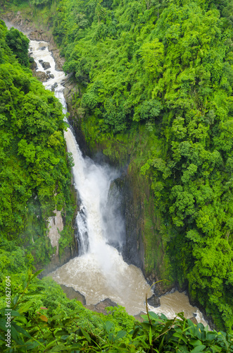 Haew Narok Waterfall is beautiful and very high at Khao yai National, Thailand