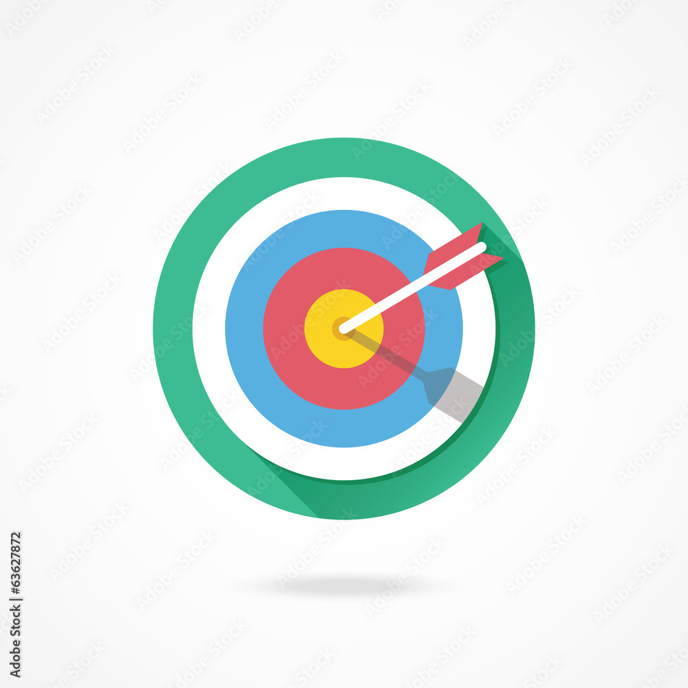Vector Target Marketing Icon Vector Target Marketing Icon