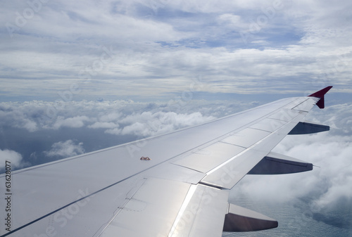 View from a jet plane windo...
