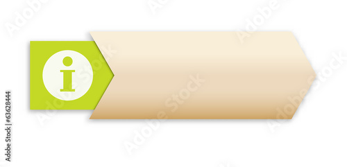 the arrow with info icon