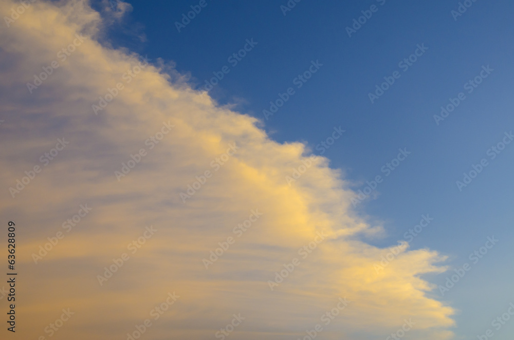 Fototapeta premium beautiful could and blue sky