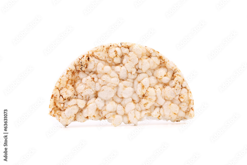 Puffed rice snack. Puffed rice snack.