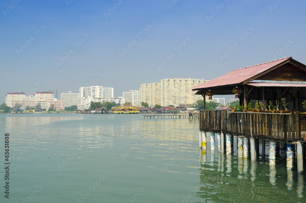 Chew Jetty Heritage Site in Penang Malaysia