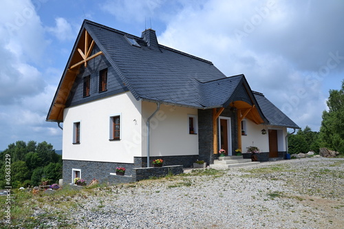 A new house on the hill