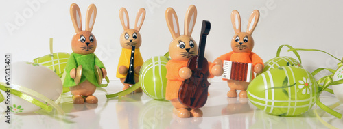 4 musikalische osterhasen